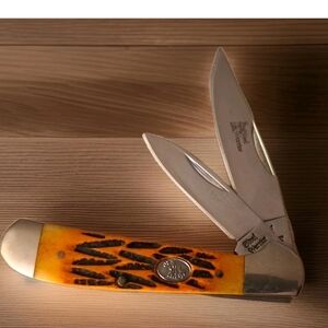Steel Warrior Folding Pocket Knife 3 1/4" Closed 2 Blade 1125-cb33